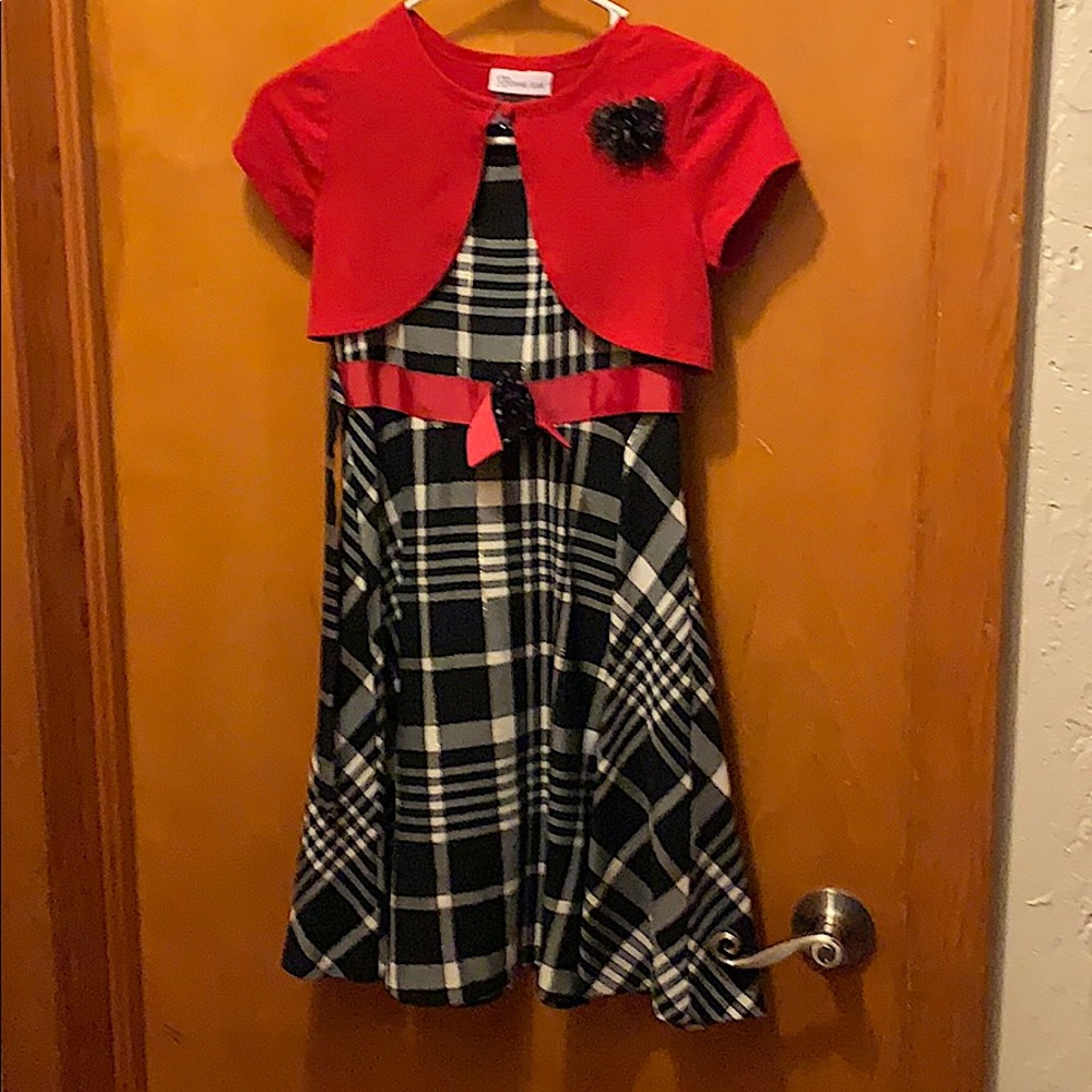 Girls Bonnie Jean dress with jacket size 10